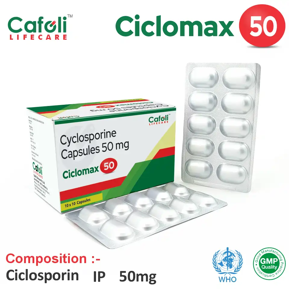 Ciclomax 50mg Capsule for PCD Pharma Franchise